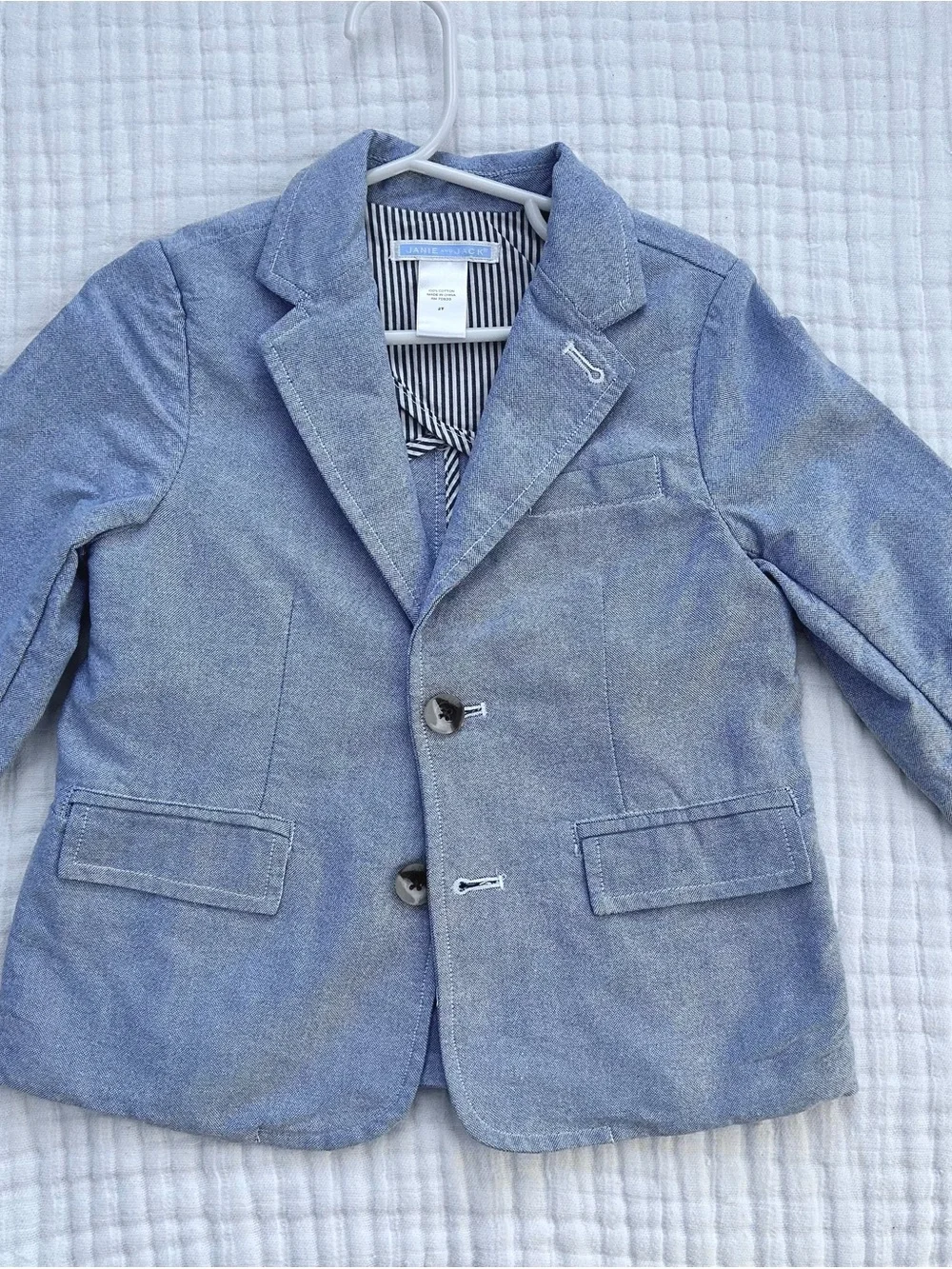 2T boys blazer & dress shirt bundle / Janie and Jack & Lands’ End